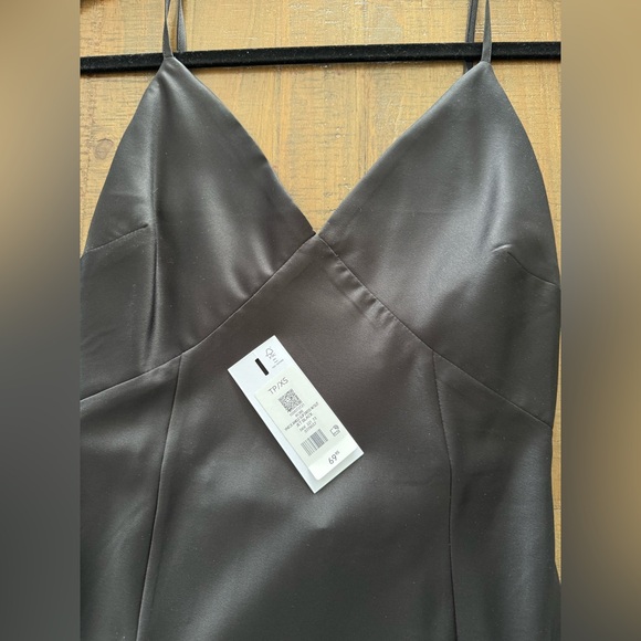 Dynamite Black Satin Dress - Picture 4 of 4